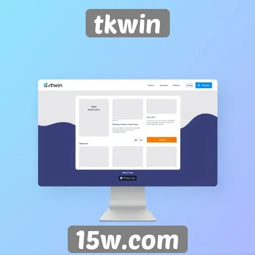 Análise da interface do usuário no site tkwin
